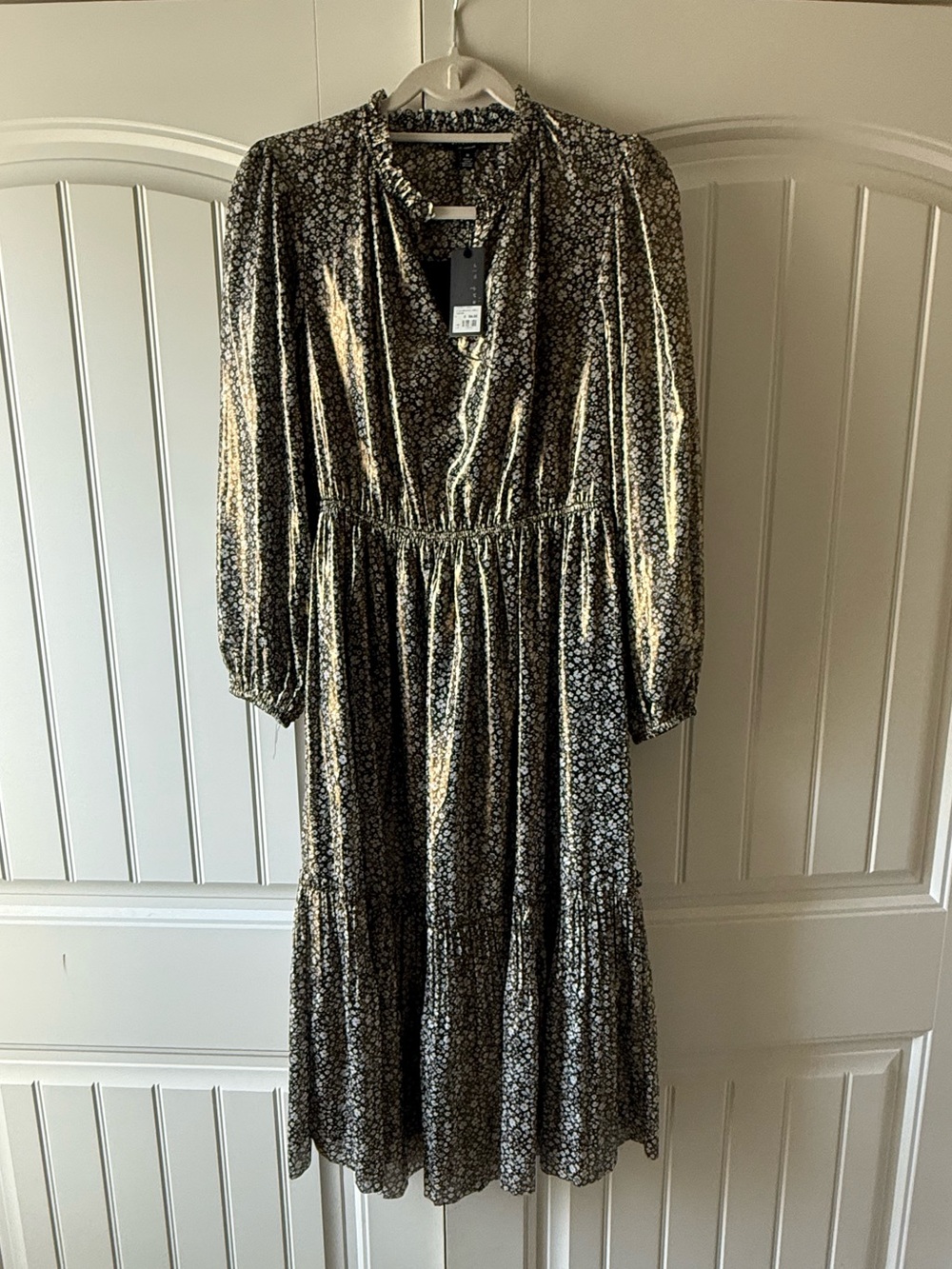 NWT Gold Buckle Dress Medium Current Air